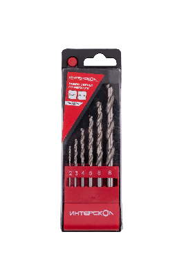 Набор сверел по металлу из быстрорежущей стали HSS-G 6 шт
