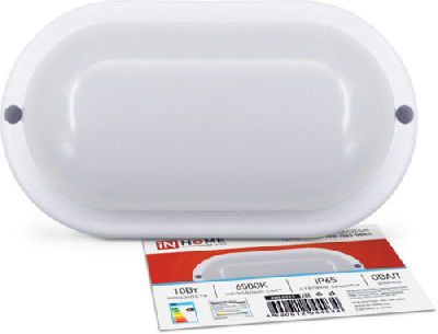 Светильник светодиодный герметичный СПП 1065-ОВАЛ 10 Вт 6500К 900 Лм IP65 160х880мм IN HOME