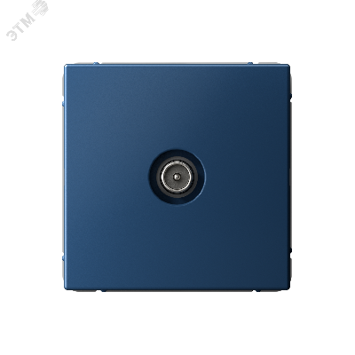 ARTGALLERY TV розетка проходная 4DB, механизм, аквамарин