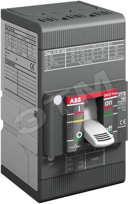 Выключатель автоматический трехполюсный XT1N 160 TMD 100-1000 F F