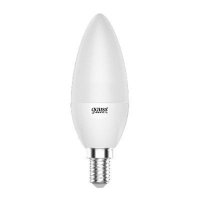 Лампа светодиодная LED 6 Вт 420 Лм 3000К теплая Е14 Свеча Elementary Gauss