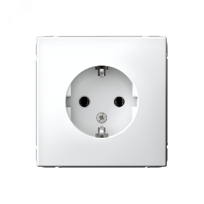 ARTGALLERY розетка с заземлением, 16А, механизм, белый