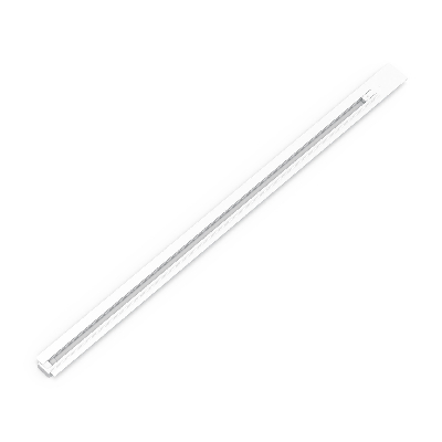 Шинопровод встраиваемый AC 220В Белый IP20 1000х60мм с адаптером питания и заглушкой Track