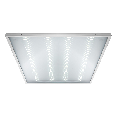 Панель светодиодная ДВО-40w 595х595х19 4000К 3100Лм c блоком аварийного питания 1ч призма IP40 LED