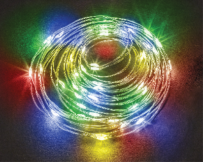 Гирлянда светодиодная новогодняя NGF-SM01-30RGBY-10-3.2m-2AA-SL-IP20