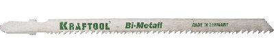 Полотна , T345XF, для эл/лобзика, Bi-Metall,универ.: по нерж.стали, дереву с гвоздями, EU-хвост., шаг 1,8-2,5мм, 110мм, 2шт