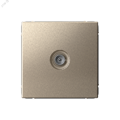 ARTGALLERY TV розетка проходная 4DB, механизм, шампань