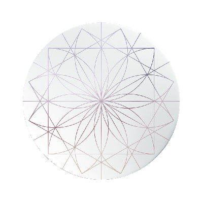 Светильник светодиодный ДБО-18w 4000К 1380м IP20 матовый рисунок с декоративным узором ''Астра'' Jazzway