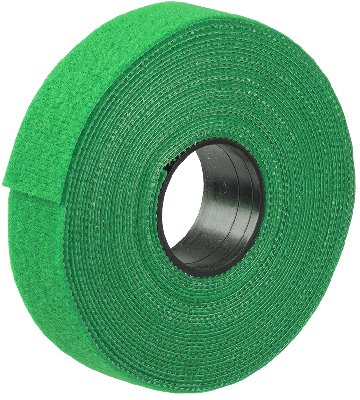 Хомут-липучка для кабеля 20ммх5м зеленый (5м/рулон)