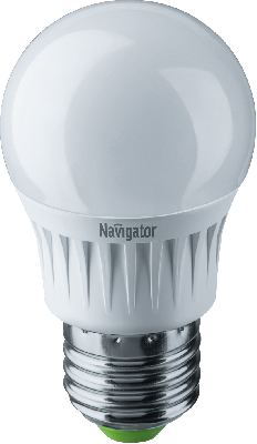 Лампа светодиодная LED 7вт Е27 диммируемая белый шар