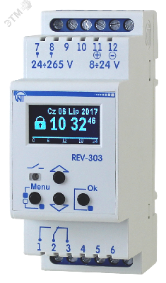 Суточно-недельный, астрономический таймер РЭВ-303