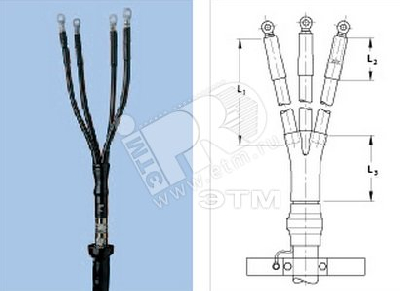 Муфта кабельная концевая EPKT-0047-L12-CEE01 RUS