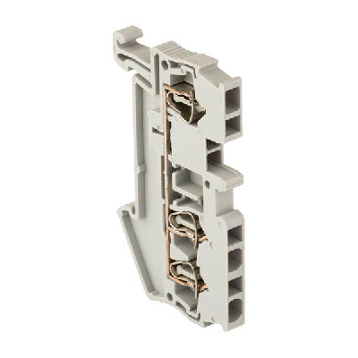 Клемма пружинная ST 2.5 мм2 3 вывода серая EKF