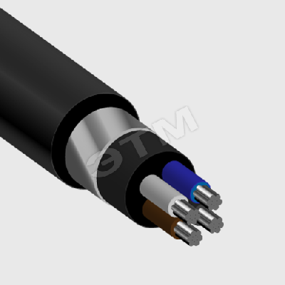 Кабель силовой АВБШв 4х150мс(N)-1 ТРТС            многопроволоч ный