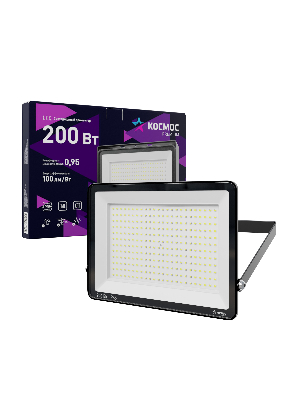 Прожектор светодиодный PREMIUM 200 Вт, 20000 Лм, IP65, 6500К