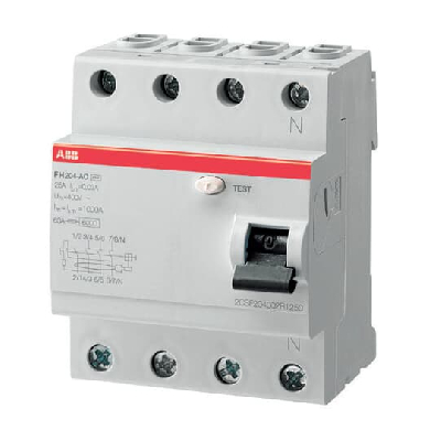 Выключатель дифференциального тока (УЗО) 4п 40А 30 мА AC FH204