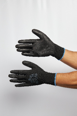 Перчатки полиэстеровые с полиуретановым покрытием VE702PN , размер 10