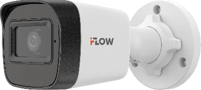 Видеокамера IP 2Мп цилиндрическая IP67 ИК-30м с PoE (2.8мм)