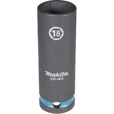 Головка торцовая ударная удлиненная Impact Black 1/2'' 18x81,5 мм