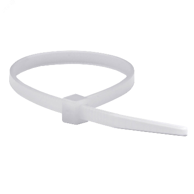Хомут P6.6 стандартный, белый 4,6x180