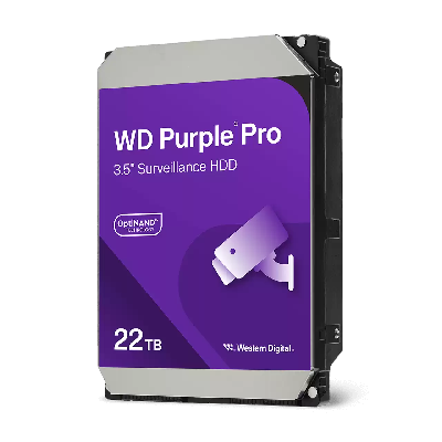 Жесткий диск 22TB Purple Pro 3.5'', SATAIII, 7200 об/мин, 512 МБ