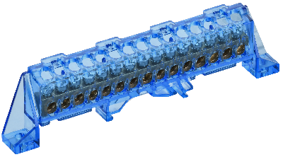 TEKFOR Шина N ноль в комбинированном DIN-изоляторе Стойка 6х9-15-С IEK