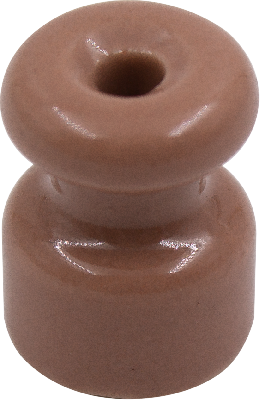 Изолятор для наружного монтажа R керамика цвет капучино (50 шт/уп)