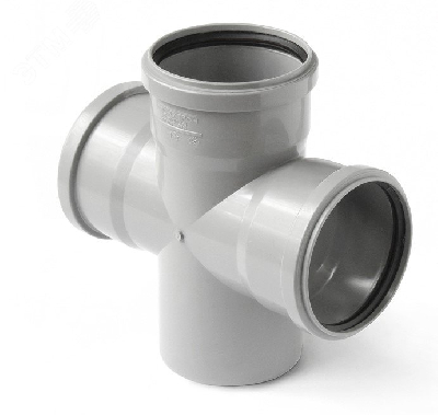 Крестовина одноплоскостная (Полипропилен) 110x110x110/87,5