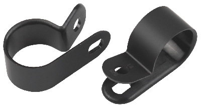 Скоба кабельная нейлоновая под винт 9 мм NO-225-270 чёрная 50 шт