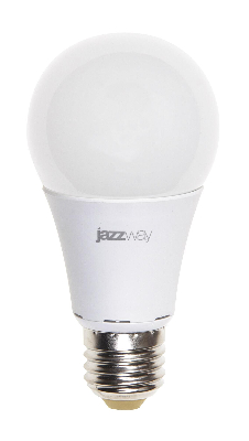 Лампа светодиодная LED 11w E27 белый матовый груша Jazzway