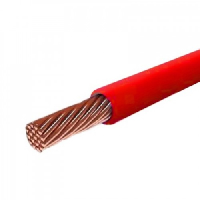Провод силовой ПуГВнг(А)-LS 1х4красный 100м