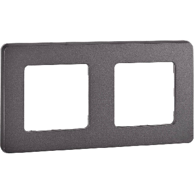 Рамка 2-местная дымчатый INSPIRIA