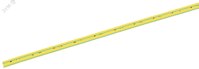 Трубка термоусаживаемая ТТУ 30/15 желто-зеленая (1м)