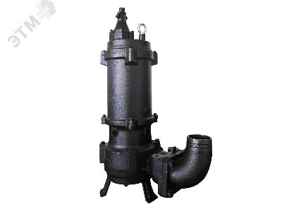 насос канализационный, 1,1квт, 3х380в, с авт. трубной муфтой