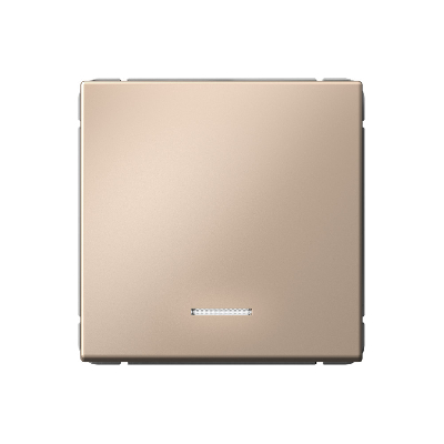 ARTGALLERY 1-клавишный ВЫКЛЮЧАТЕЛЬ с подсветкой, 10АХ, механизм, быстрозажимные клеммы, ПЕСОЧНЫЙ