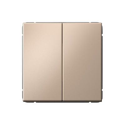 ARTGALLERY 2-клавишный ПЕРЕКЛЮЧАТЕЛЬ, 10АХ, механизм, быстрозажимные клеммы, ПЕСОЧНЫЙ