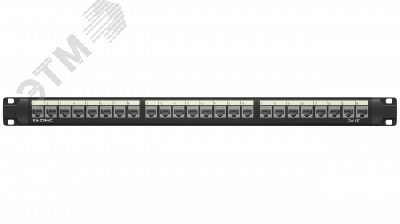 Патч-панель 191UCAT5E 24 модуля RJ45 экранированная