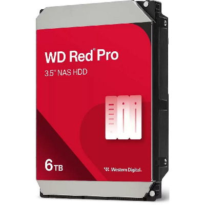 Жесткий диск 6TB Red Pro 3.5'', SATAIII, 7200 об/мин, 256 МБ