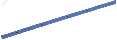 Трубка термоусаживаемая ТТУ 10/5 синяя (1м)