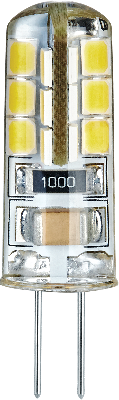 Лампа светодиодная LED 2.5вт 230в G4 тепло-белый капсульная