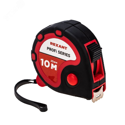 Рулетка измерительная прорезиненный корпус , 10 м х 25 мм, REXANT