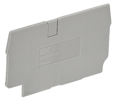 ARMAFIX Заглушка для колодки клеммной CP 10мм2 серая IEK