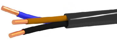 Кабель силовой ВВГнг(А)-LSLTx 3х10,0 ок (N,PE) - 0,66 кВ ТРТС