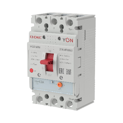 Выключатель автоматический YON MGS160 3P 50,4-63 A 36 kA