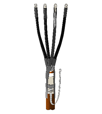 Муфта концевая термоусаживаемая 4КВНТпН-1-150-240