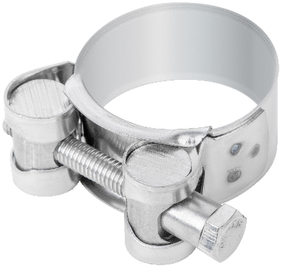 Хомут обжимной силовой шарнирный 32-35мм нержавеющая сталь