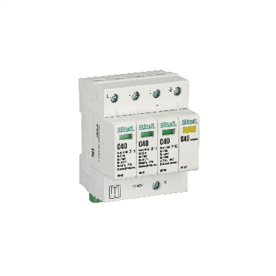 Ограничитель перенапряжения четырехполюсный ОП-101 4п 40кА С 420В