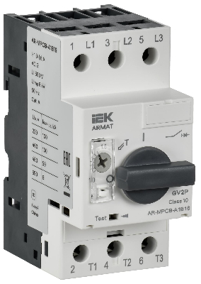 Выключатель автоматический защиты двигателя A1 GV2P 1-1,6А