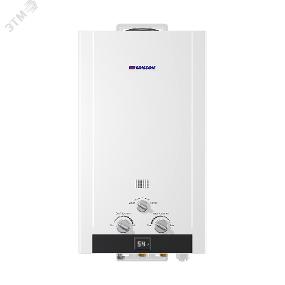 Водонагреватель газовый Edisson HEAT H 20 D 10 л/мин с электророзжигом