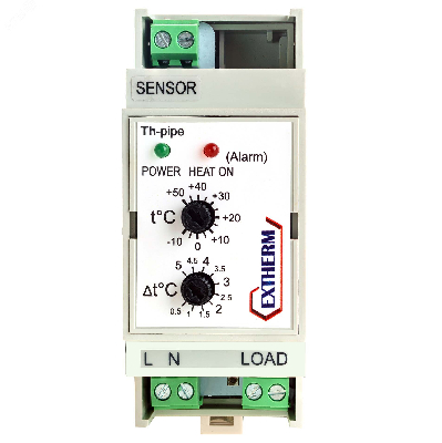 Термостат Th-pipe для управления системой         электрообогрева на трубопроводах/резервуарах с    настраиваемым гистерезисом